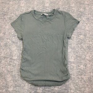 Calvin Klein Ribbed Sage Tee